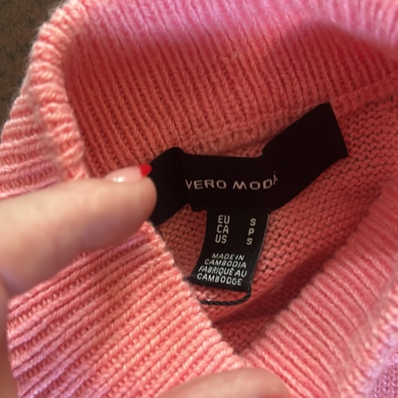 Nordstrom Vera Moda mock neck halter sweater - Picture 2 of 5
